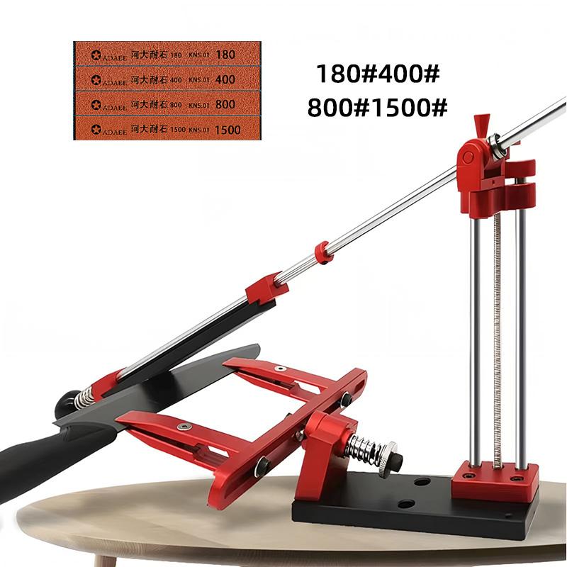 

Набір для заточування ножів з обертанням на 360° та фіксованим кутом або точильні камені - Професійний точильний верстат, інструменти системи утримання абразиву As Photos