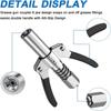 10000 PSI Grease Gun Coupler NPTI/8Quick Release Grease Oil Pump Tip Tool Car Syringe Lubricant Tip Repair Accessories