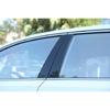 4pcs Window Pillar Post Trim Anti Scratch Glossy Black B Pillar Cover Sticker For Panamera 970 2009 To 2016