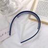 Fashion Simple Hairband Women Morandi Color Hair Comb Belt Press Hair with Teeth Non-Slip Headband Girls Hair Accessories