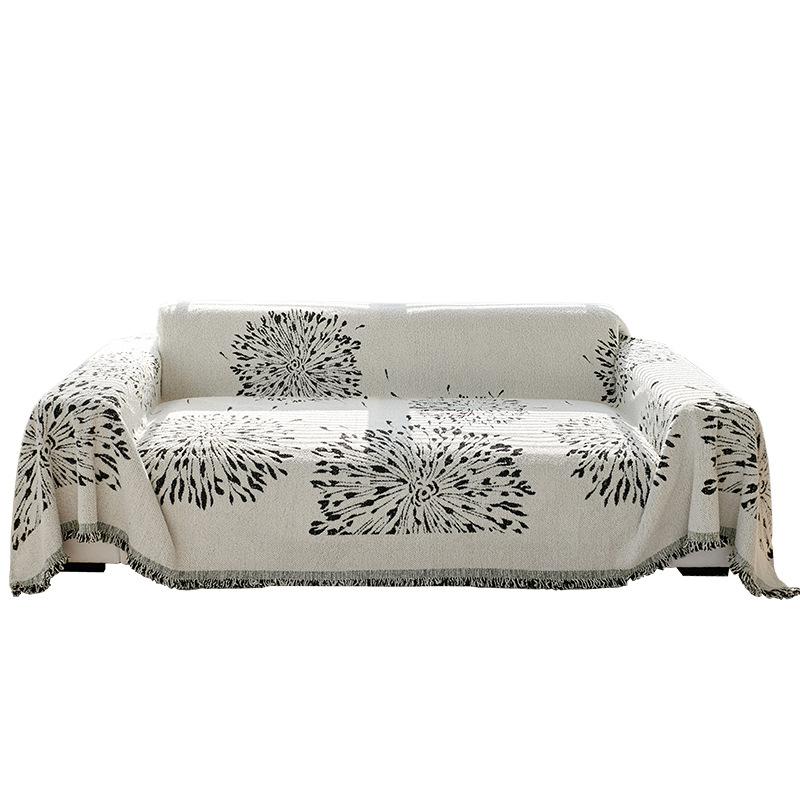 Four Seasons Universal Plush Yarn Thickened Non-Slip Sofa Cover Modern Simple Dustproof Full Covered One Piece Sofa Slipcover