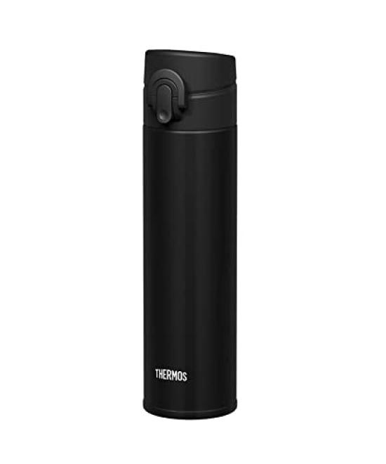 

THERMOS Vacuum Insulated Mobile Mug JNI-403 [One-Touch Open Type] 0.4L (Jet Black)