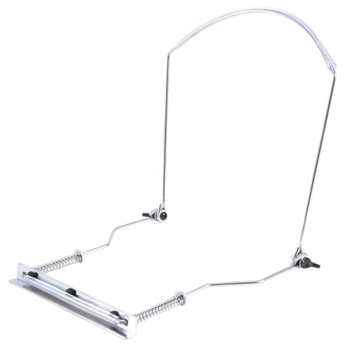 

LAMELLIS Harmonica Neck Holder for 10-Hole Blues Harp Organ Stand and Harmonic Rack, Silver