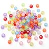 100Pcs Acrylic Letter Beads Round Loose Beads for DIY Bracelet Fashion Jewelry Making