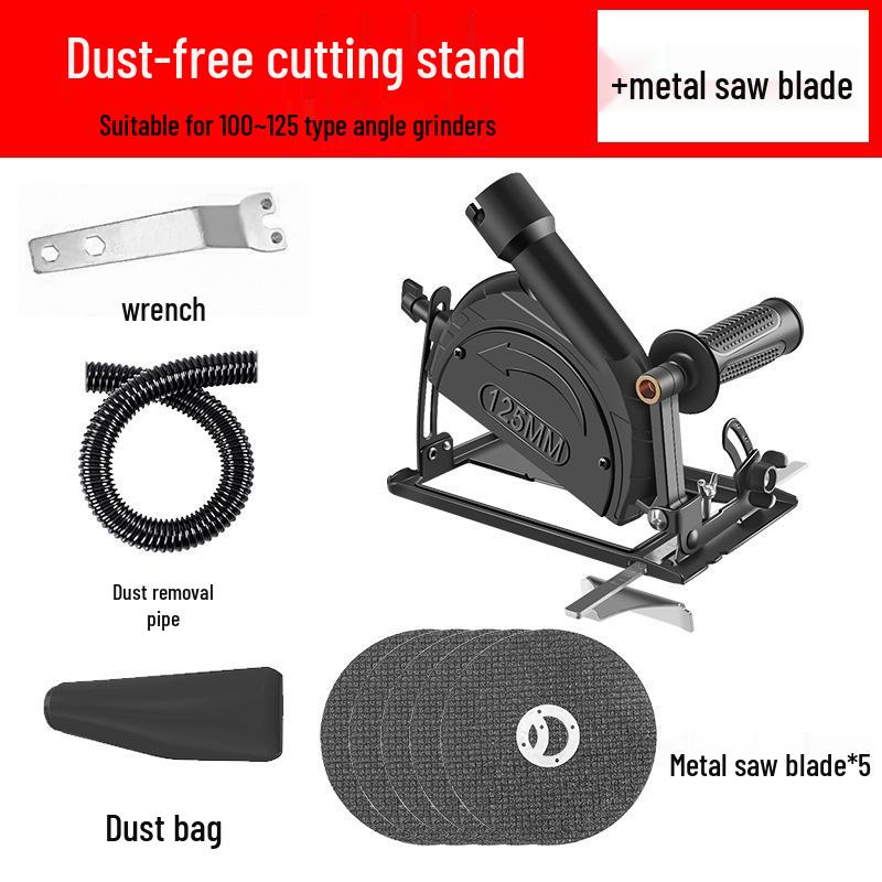 Electric Saw Slotting Base & Dust Cover for Angle Grinder Modification