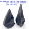HQ Car Shift Gear Stick Dust-proof Cover for BMW E30 E36 E34 E46 Z3 Manual Models Handbrake Handle Faux Leather Cover