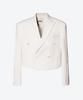 Untage Wool Tuxedo Crop Jacket[White(Unisex)]_Uth-Fb10