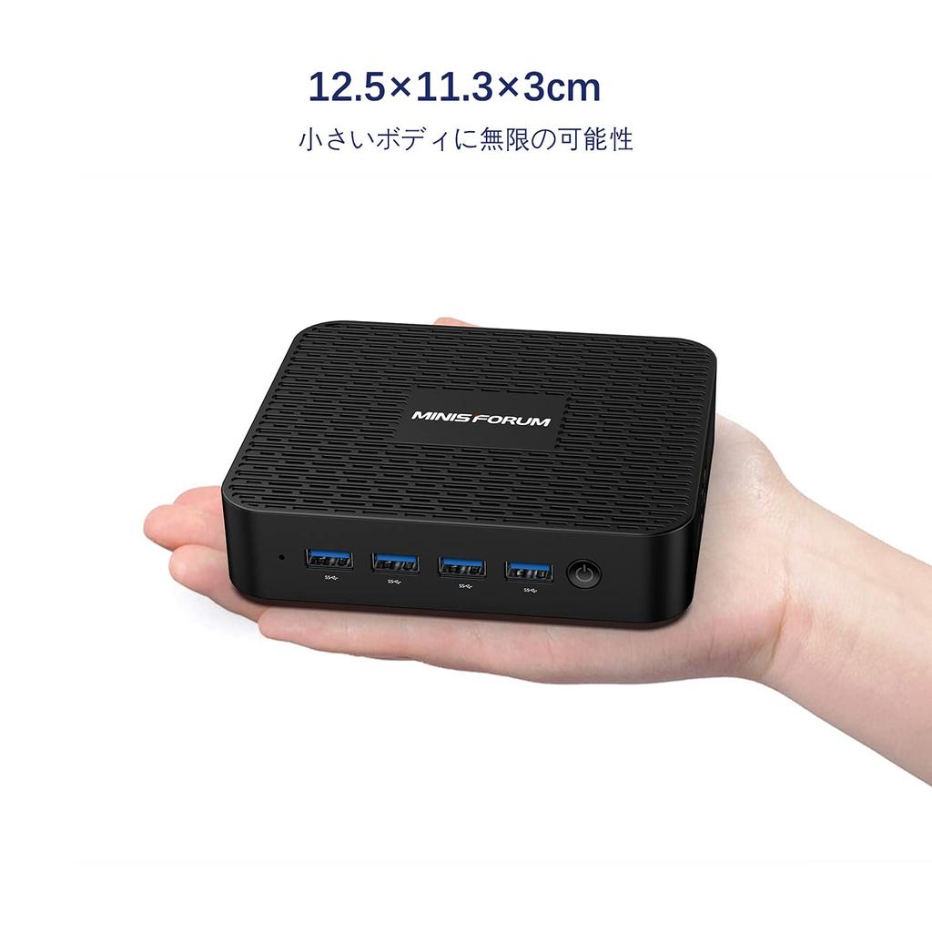 MINISFORUM GK41 Mini Intel Celeron J4125 DDR4 8GB 128GB Windows 11 2x1000Mbps DIY Card Dual Display Lightweight and PC PC, RAM, SSD, Pro, LAN, BT4.2,