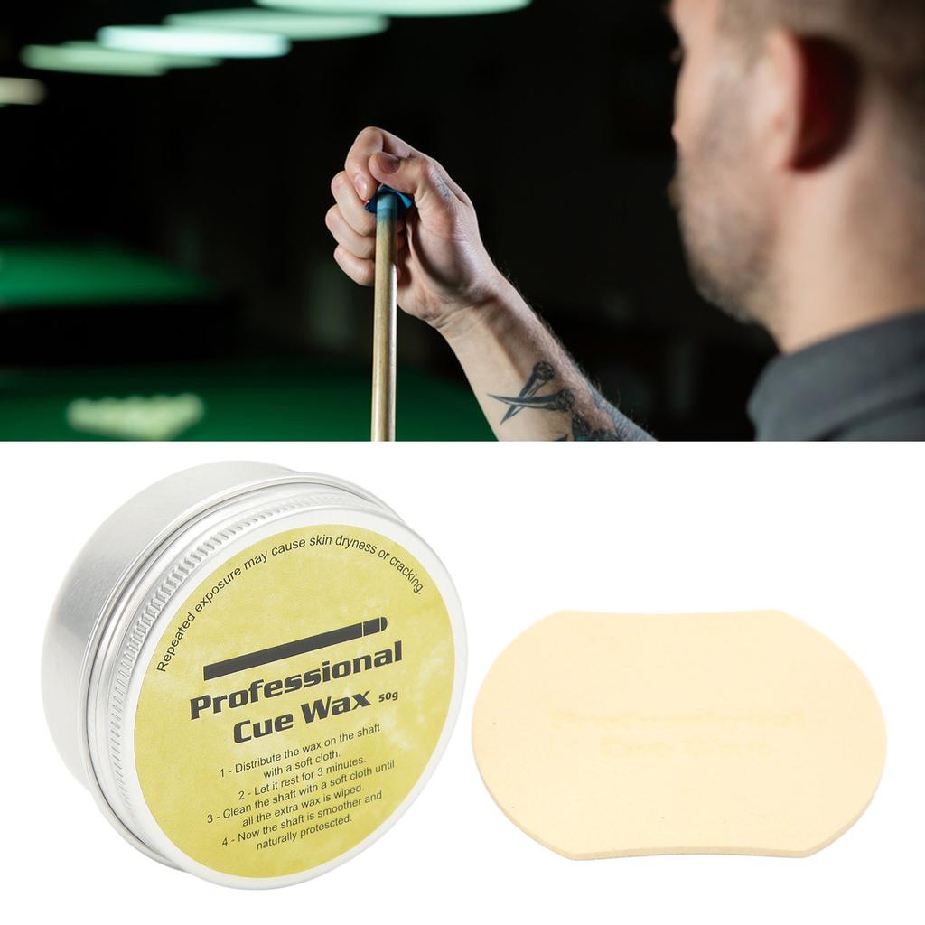 Pool Cue Wax Silky Shaft Wax Shaft Maintenance Wax Special For Wooden Pool Cue Shafts Silky Shaft Wax