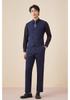 Men's Autumn/Winter Double-Breasted Suit Set - Professional Business Attire for Hotel Managers