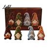 Kit de Gnome Perlé 3D Kit DIY Broderie de Perles Minuscules 4 Pièces Goblin Perlage Pour Décoration de Maison Loisirs Créatifs Art Créatif Mignon Cadeau Fait Main pour Débutants & Craft