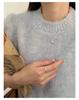 Korean-Style Sterling Silver Money Bag Necklace - Women's High-End, Versatile Clavicle Chain