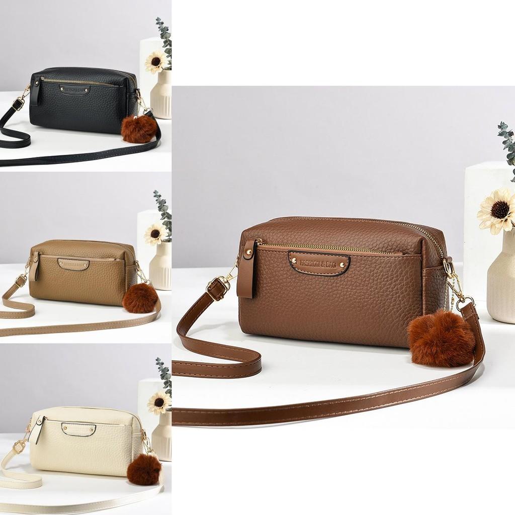 Stylish Coffee Pu Handbag Spacious Interior And Chic Design Ideal For Daily Outings