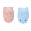 Makeup Sponge Holder Cute Cat Shape Washable Reusable Breathable Hollow Design Makeup Sponge Travel Case Pink, Light