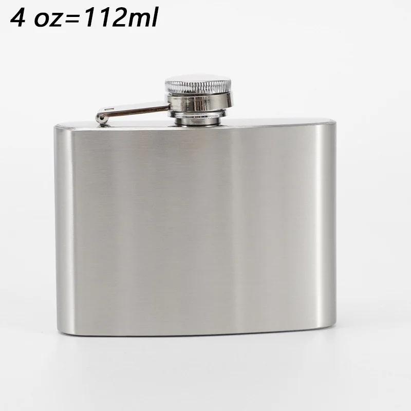 1-10 Oz Hip Flask High Quality Wine Whisky Pot Bottle Hip Flasks Drinker Alcohol Bottle Portable Drinkware Stainless Steel