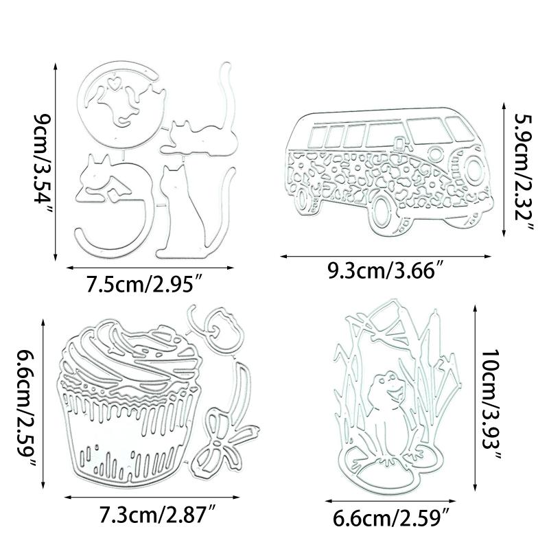 Creative Decorative Cutting Dies Metal Embossing Stencil Scrapbooking Template for Kid Adult Card Making DIY Craft A