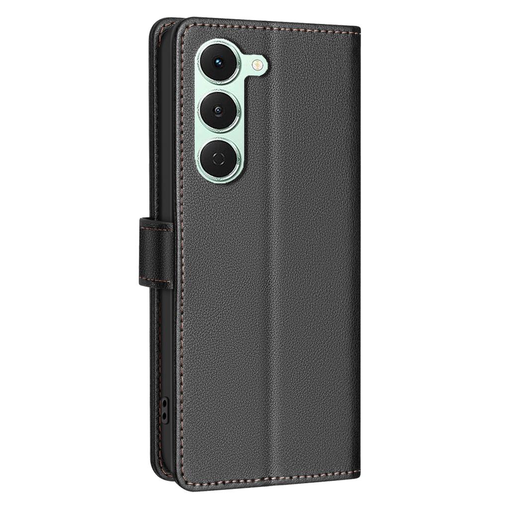 For TECNO Spark 40 Pro 4G Leather Case BINFEN COLOR BF32 Wallet RFID Blocking Phone Cover