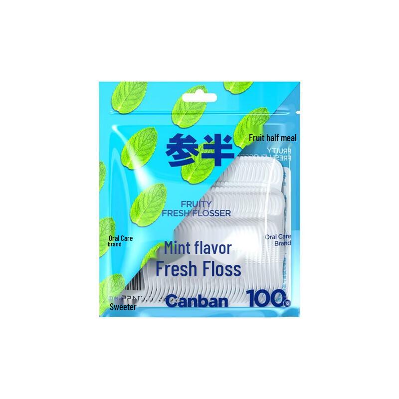 Canban Fresh Mint Fruit Flavor Dental Floss Picks