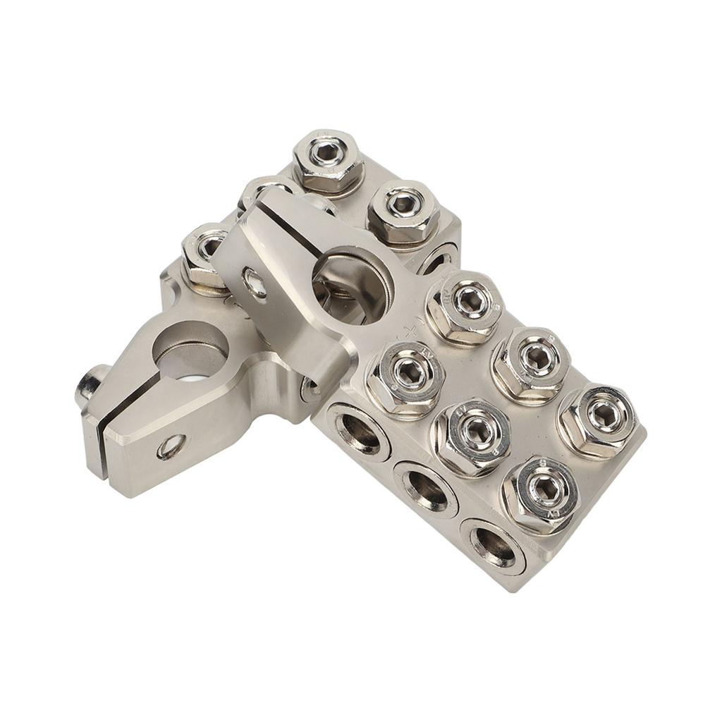 1 Pair Positive Negative 12 Way Heavey Duty Battery Terminals Clamps   Acid Battery Post Connector for Car