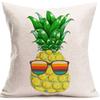 New Nordic Linen Pillowcase Summer Fruit Print Pillowcase Sofa Cushion Cover Home Furnishing