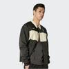 Nike NBA Logo Print Colorblock Collar Jacket Men Outerwear Black DR2339-010