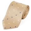 Michiko London Brand Tie Made Japan Nishijin Weaving 100 Silk Jacquard Weave Square Pattern.