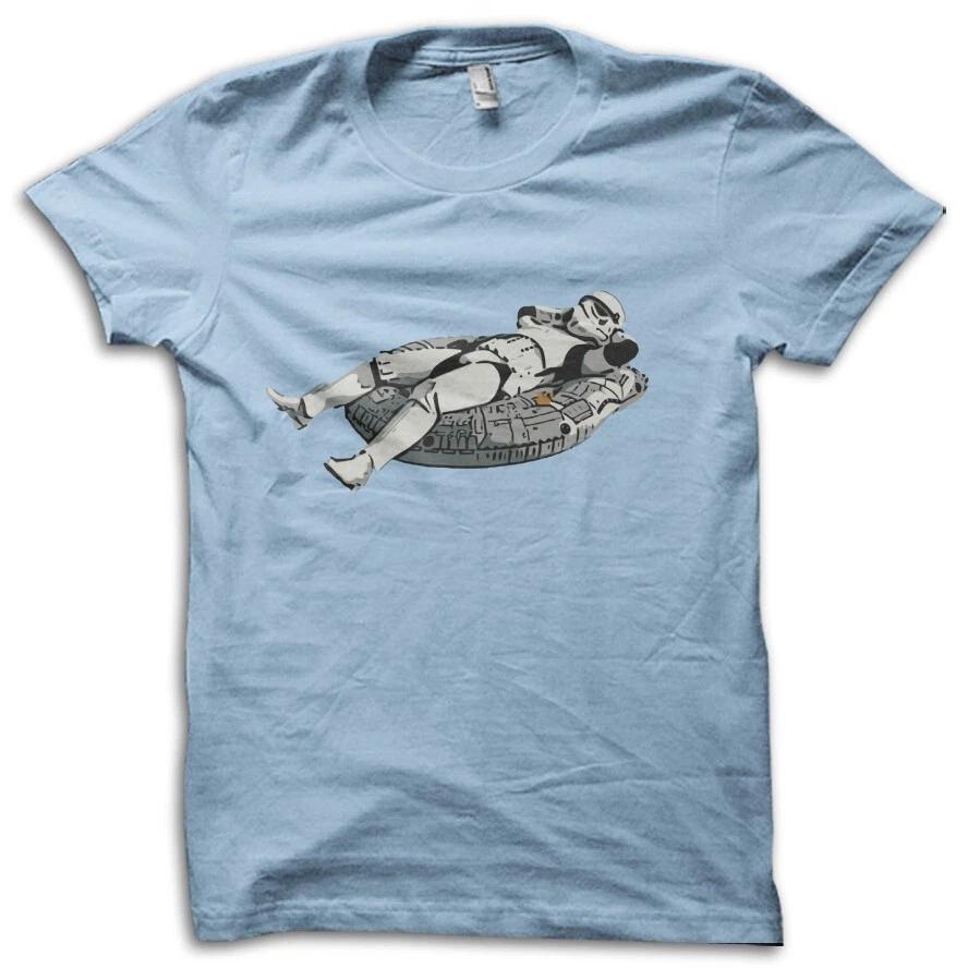 Stormtrooper Sunbathing Joke Parody Sci-Fi Inspired by Star Wars T-shirt M5590 S