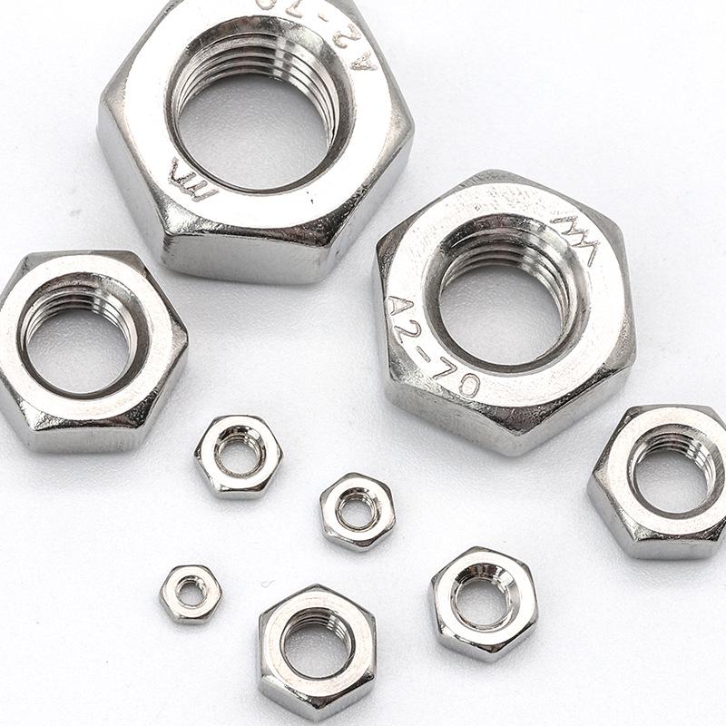 Mixed Hexagonal Nut Set - DIN934 304 Stainless Steel