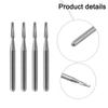 4PCS 1mm Automobile Windshield Repair Tool Car Glass Tapered Carbide Drill Bit Car Front Windshield Repair Tool