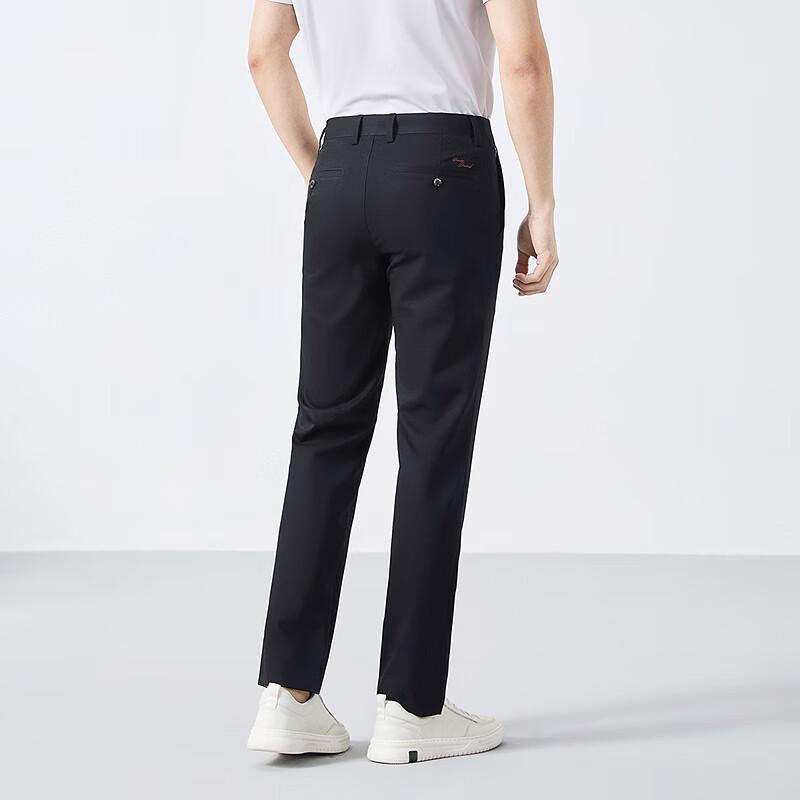 

Qipai Мужские брюки из смесового лиоцелла зауженного кроя в стиле business casual 34