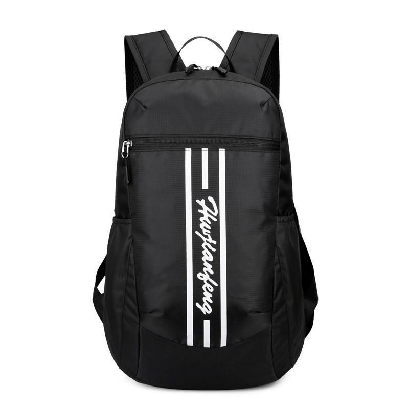 Print Alphabet Pattern Backpack Folding Mountaineering Splash Schoolbag Proof