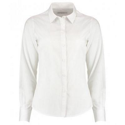 Womens/Ladies Long Sleeve Tailored Poplin Shirt