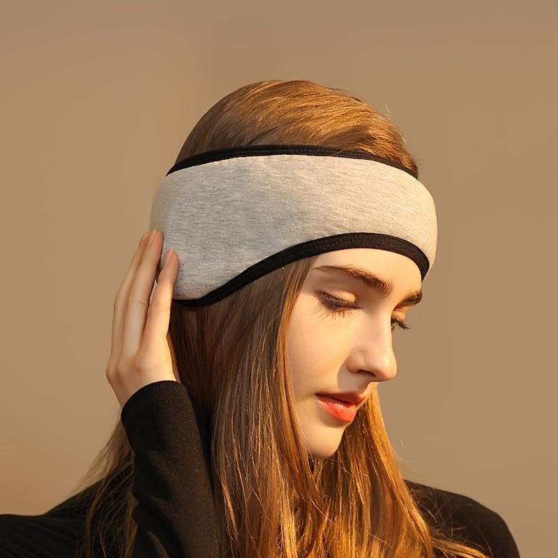 One-Piece Autumn and Winter Warm Earmuffs for Men and Women Outdoor Running Sports Cycling Windproof and Cold-Proof Forehead Protection Earmuffs