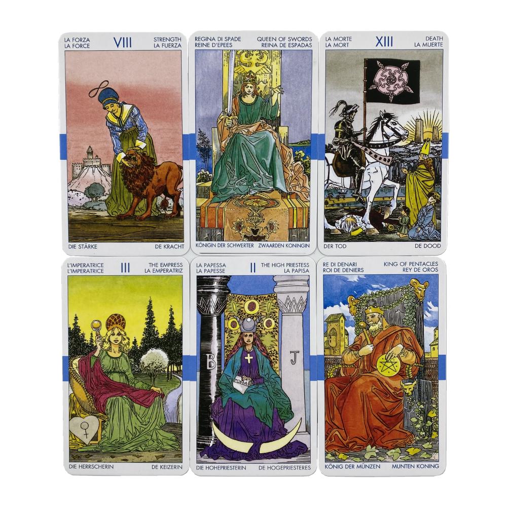 Universal Tarot Cards A 78 Deck Oracle English Visions Divination Edition Borad Playing Games