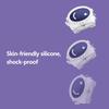 AntiSlip Grip Silicone Protective Case for WF-1000XM6 Wireless Earbuds In Fun Astronauts Shape
