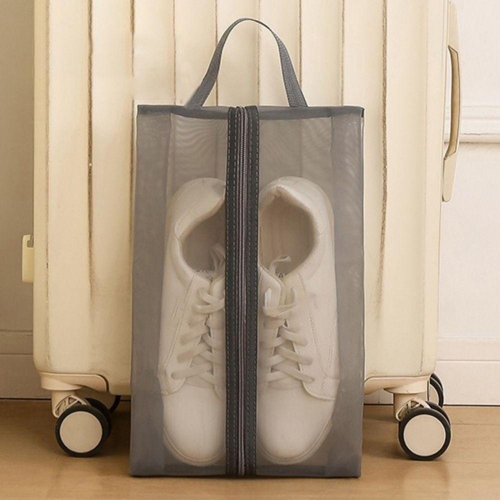 2Pcs Breathable Shoes Storage Bag Lightweight Shoes Pouch Portable Shoes Organizer for Men Women