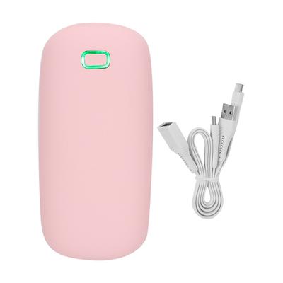 Mini Tragbarer USB-Lade Doppelseitiger Thermostatischer Elektrischer Handwärmer Heizung(Rosa )