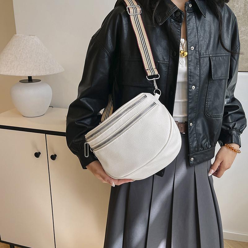 Simple City Chic Crossbody Bag With Inner Pouch And Single Strap For Everyday Use