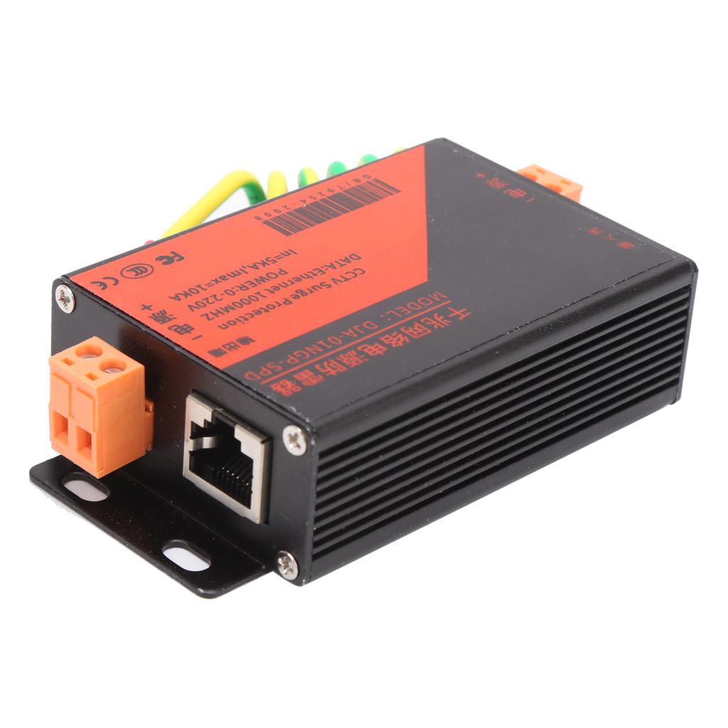 CCTV System Surge Suppressor POE Arrester Protector Gigabit Network Power Protection