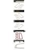 GLC Glass Lift & Window Armrest Sequin Stickers - Decorative Car Accessories