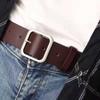 Square Retro Stylish Buckle Pu Leather Womens Belt In Multiple Fashionable Colors