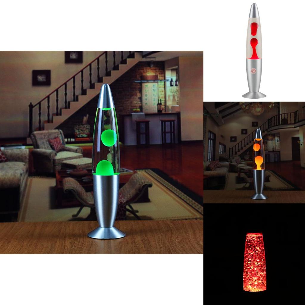 Soothing Motion Lava Lamp With Relaxing Glitter For A Mesmerizing Home Decor