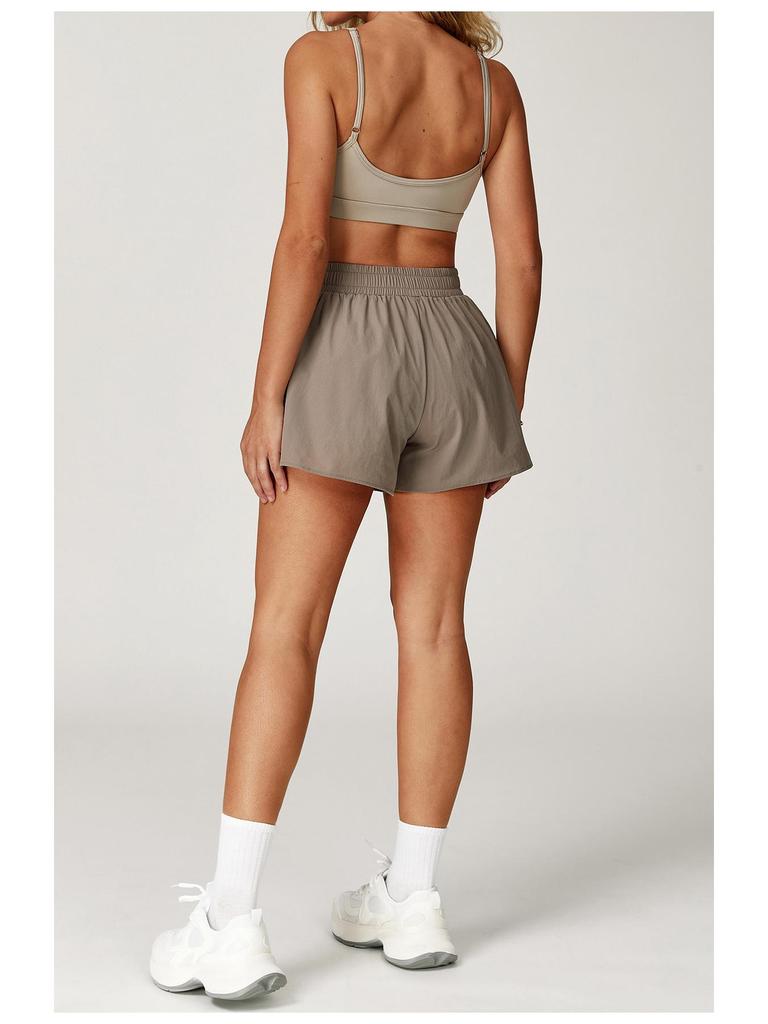 ZeChuang Women's Quick-Dry Sun Protection Running Shorts - Breathable, Cool, Anti-Exposure Fitness Wear