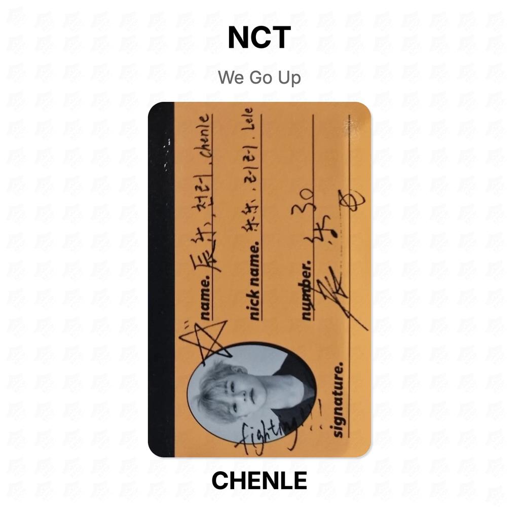 NCT We Go Up Official Photocard