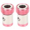 2Pcs Magnetizer Ring Universal Metric 14inch Magnetic Steel Screwdriver Bits AccessoriesRed