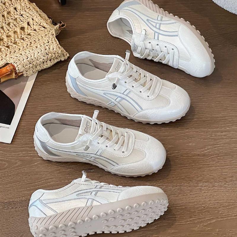 Autumn new fashion lightweight casual board shoes women's simple flat bottom versatile sports student color matching