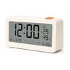 Kooco Radio Clock, Table Clock, Digital Clock, Alarm, 12/24 Hours/Day of the Week/Date/Temperature/Humidity Display, Large Character Display, Snooze,