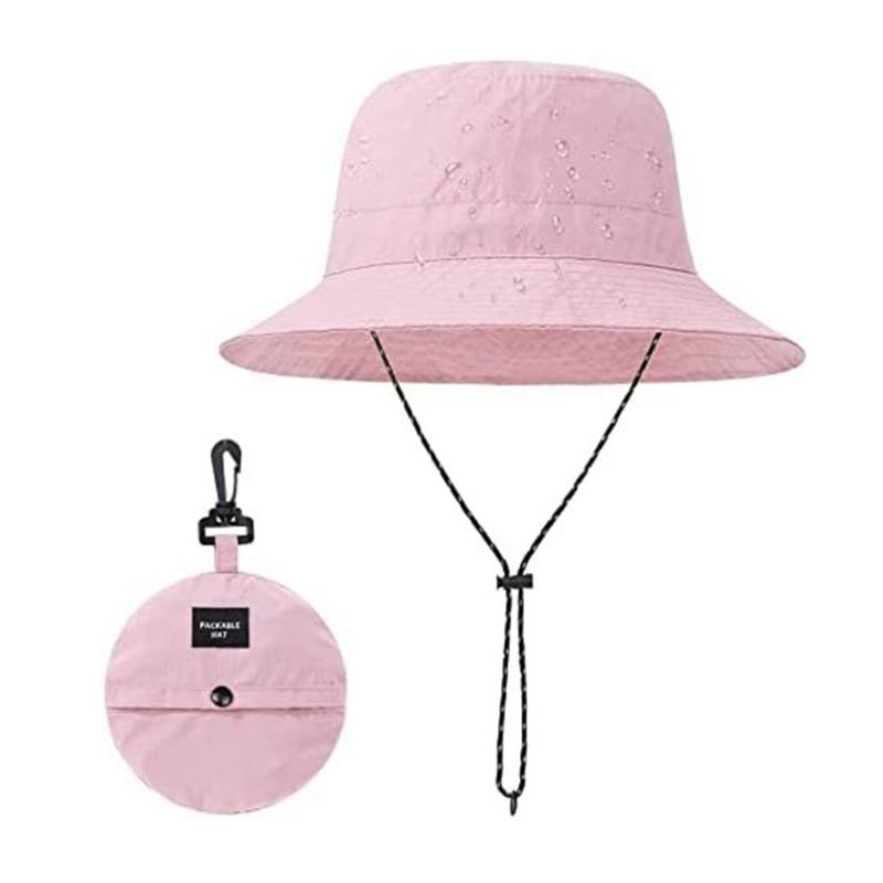 Unisex Kapelusz typu bucket odprowadzający wilgoć Letni składany kapelusz wędkarski Lekki szybkoschnący kapelusz na wędrówki, wędkarstwo, kemping