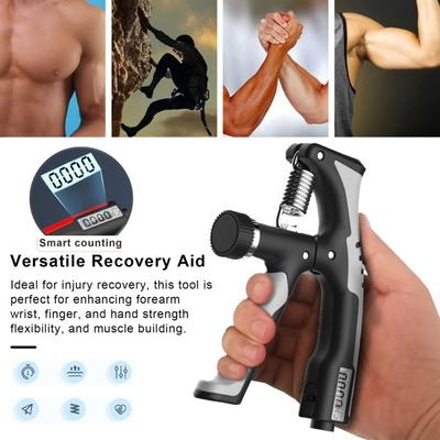 Grip Strength Trainer con contatore 10-100KG regolabile display digitale numerabile uomini donne avambraccio esercizio mano presa potenza rafforzamento sviluppatore