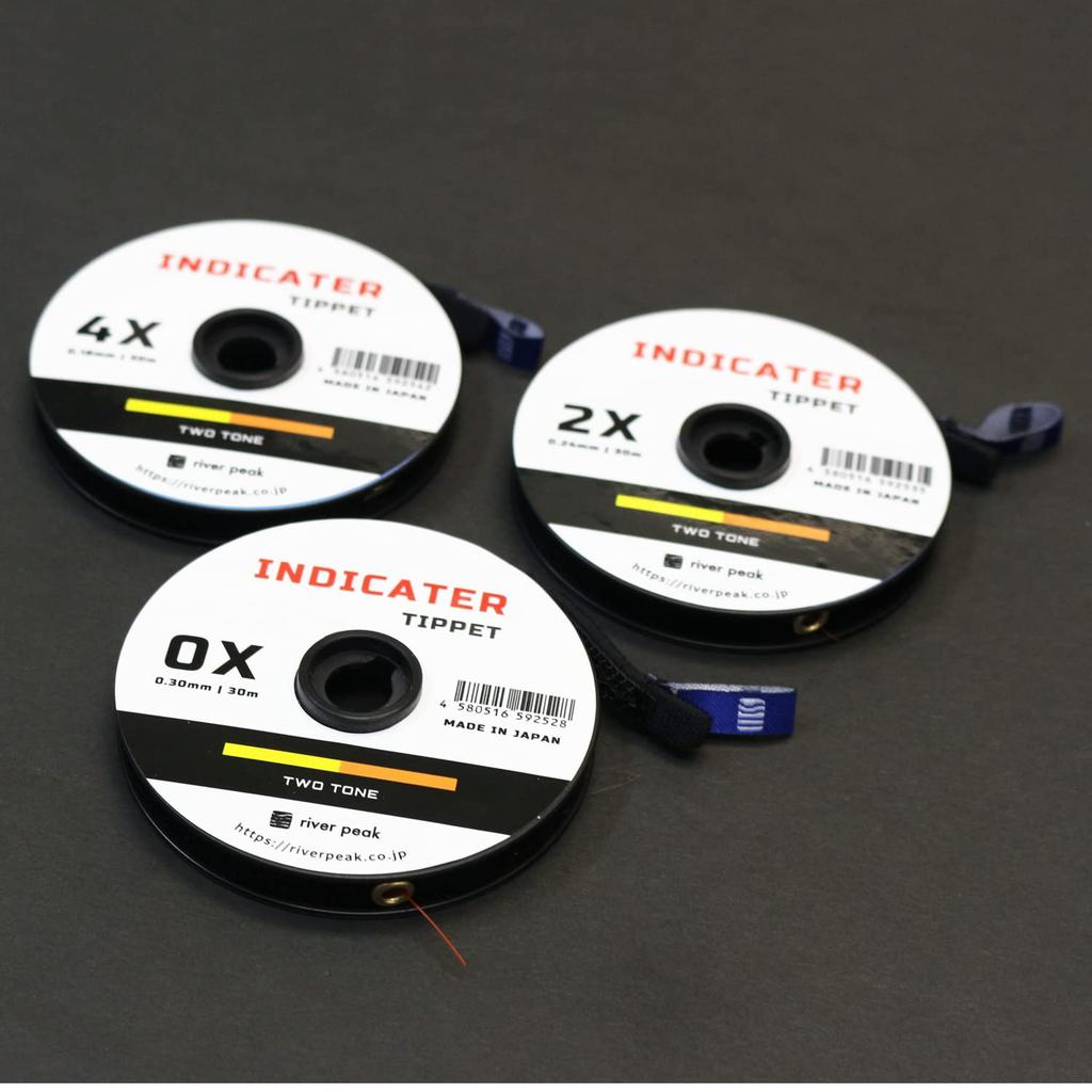 River Peak Indicator Tippet 30m (4x1)